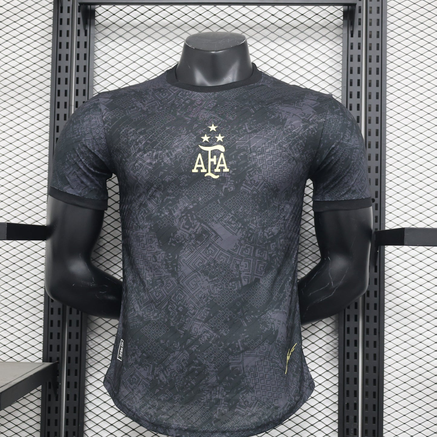 CAMISETA ARGENTINA EDICIÓN ESPECIAL LIMITADO NEGRO 2024/2025/2026 HOMBRES (VERSIÓN DEL JUGADOR)