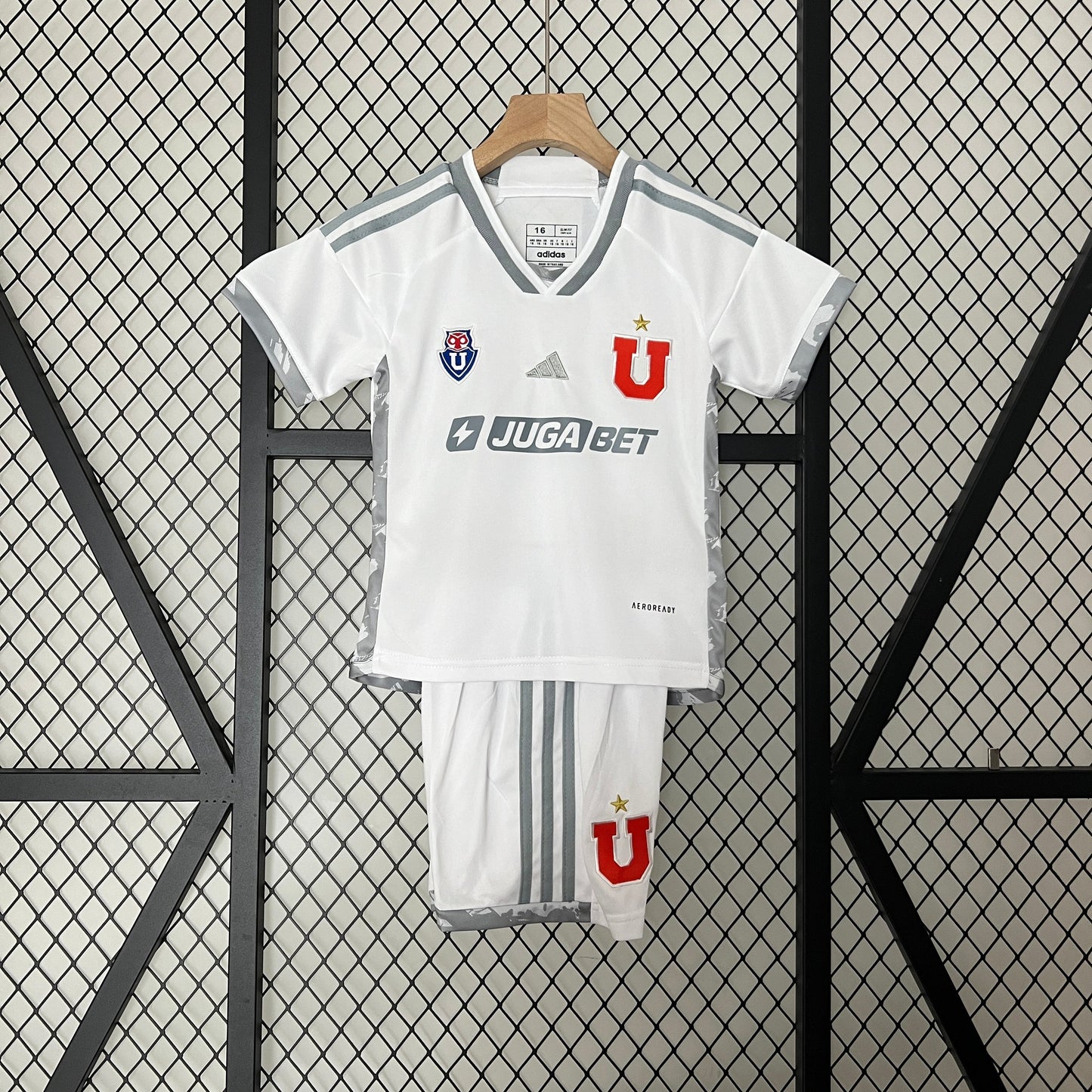 CAMISETA UNIVERSIDAD DE CHILE II 24/25 KIT PARA NIÑOS