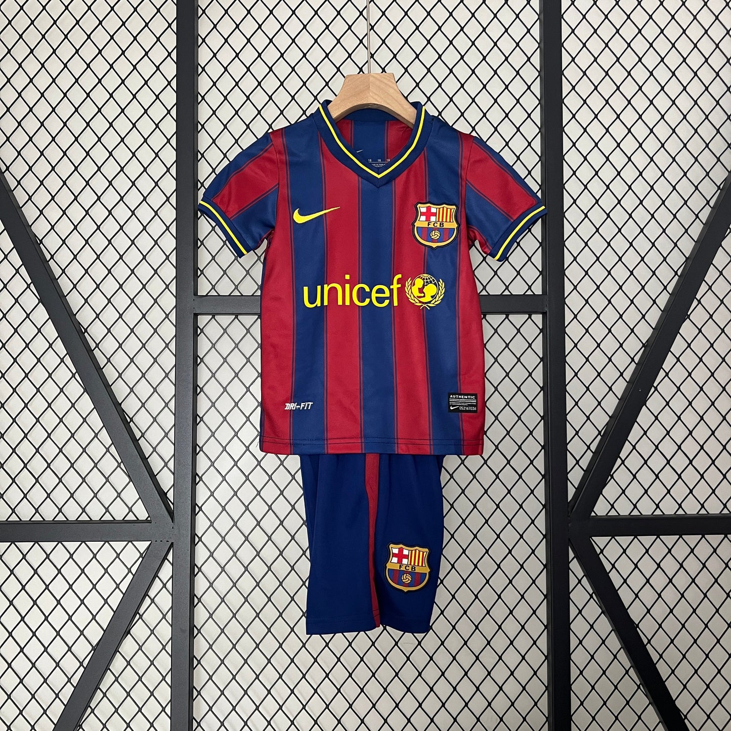 CAMISETA BARCELONA I 09/10 KIT PARA NIÑOS (RETRO)