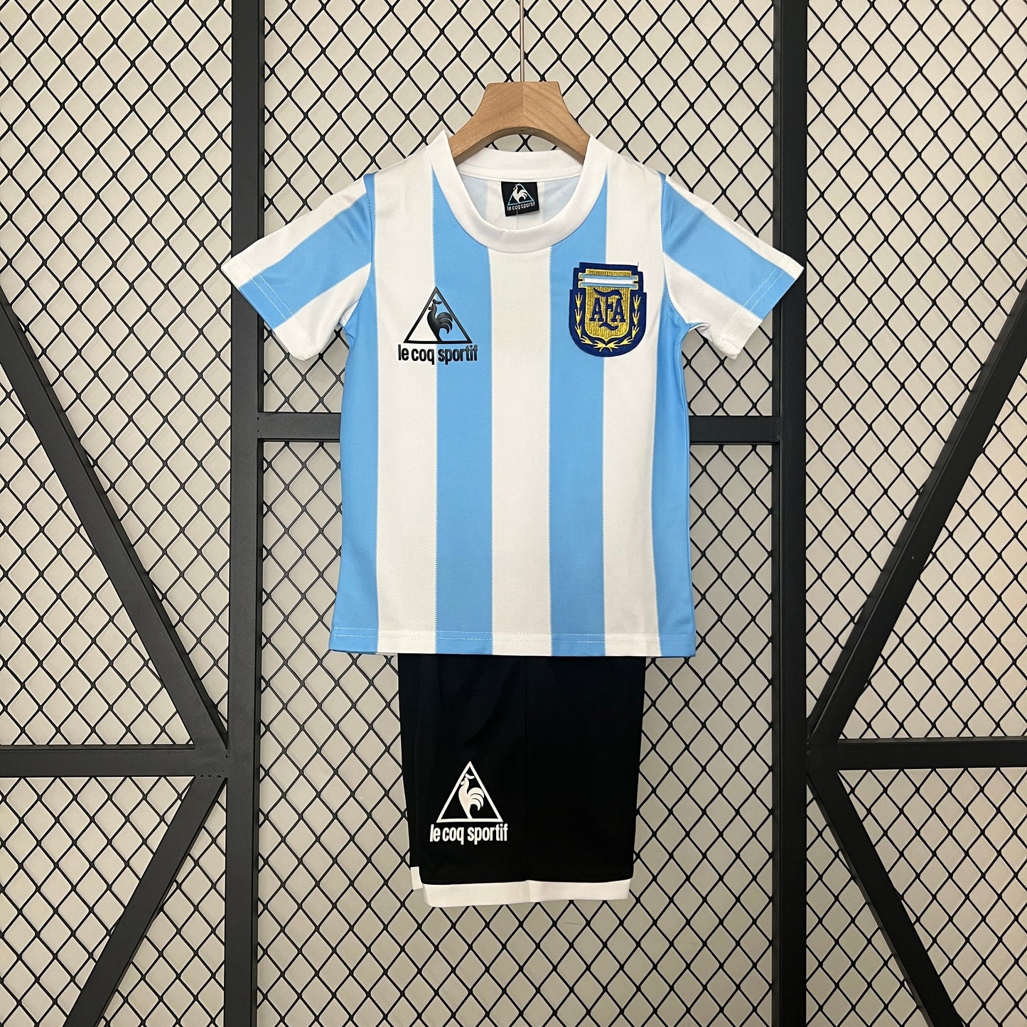 CAMISETA ARGENTINA I 1986 KIT PARA NIÑOS (RETRO)
