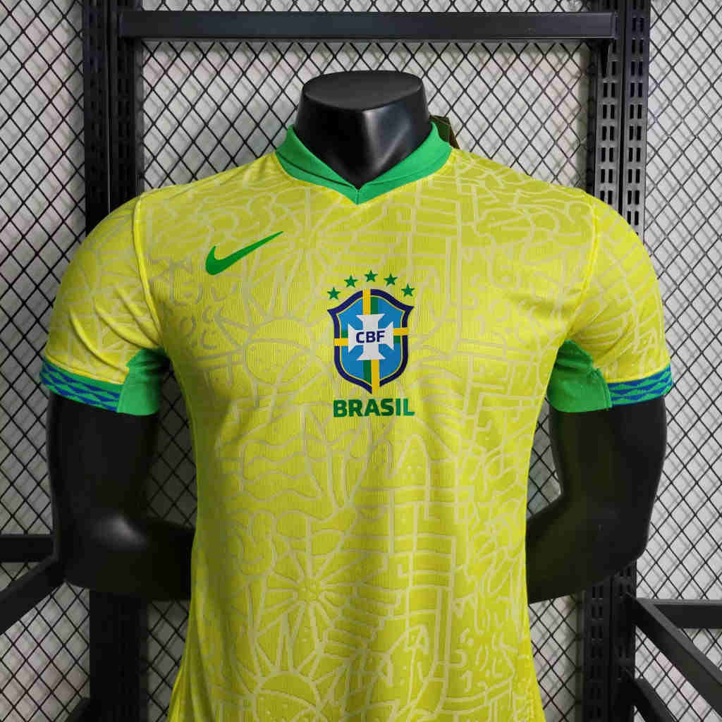 CAMISETA BRASIL I COPA AMÉRICA 2024/2025/2026 HOMBRES (VERSIÓN DEL JUGADOR)
