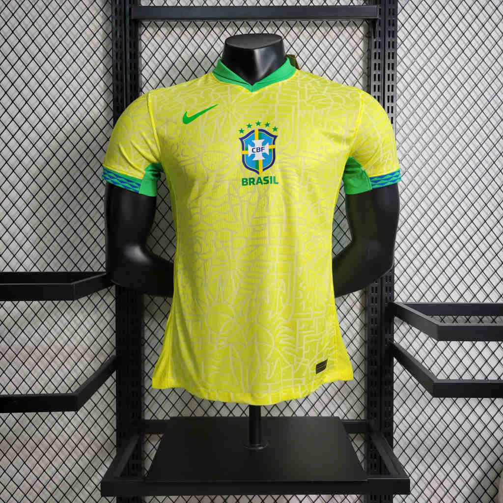 CAMISETA BRASIL I COPA AMÉRICA 2024/2025/2026 HOMBRES (VERSIÓN DEL JUGADOR)