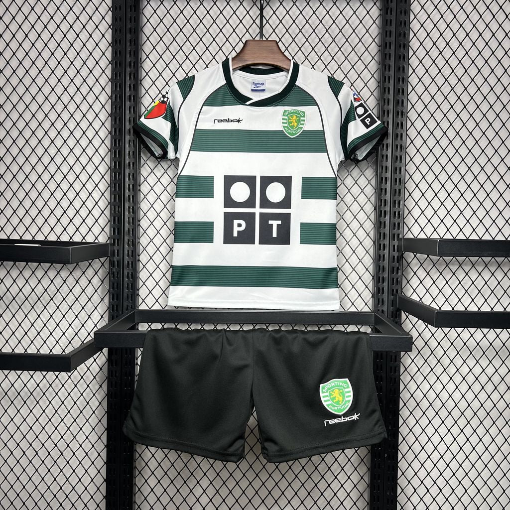 CAMISETA SPORTING I 01/03 KIT PARA NIÑOS (RETRO)