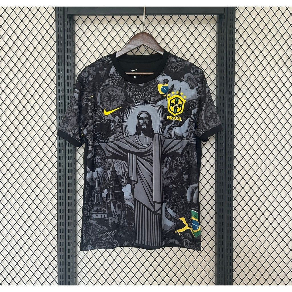 CAMISETA BRASIL JESUS EDICIÓN ESPECIAL | NEGRO