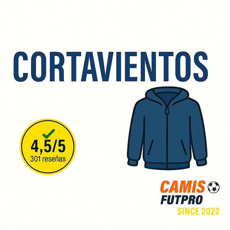 🌬️ CORTAVIENTOS 	•	Cortavientos de Fútbol 🧥 | Ligero, Deportivo y Estiloso 	•	Windbreakers 🌧️ | Protégete con Estilo Deportivo