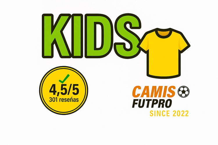👦 KIDS 	•	Camisetas de Fútbol para Niños 👶 | Todas las Tallas Kids 	•	Kids Football Kits |
