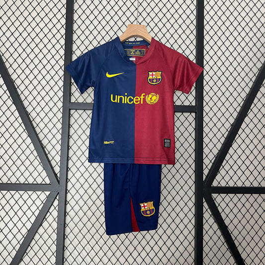 CAMISETA BARCELONA I 08/09 KIT PARA NIÑOS (RETRO)