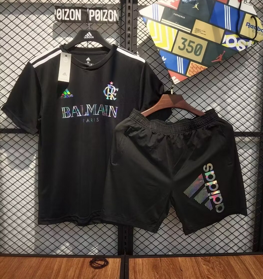 KIT FLAMENGO EDICIÓN ESPECIAL LIMITADO BALMAIN PARIS NEGRO 24/25 HOMBRES