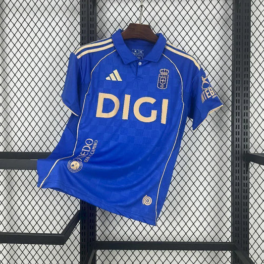 Camiseta Real Oviedo 25/26 ⚽ Primera Equipación | Fan Edition