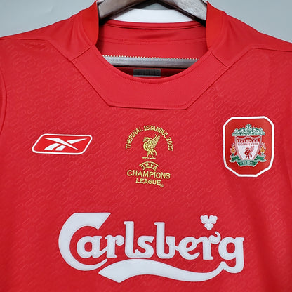 LIVERPOOL I 2005 CHAMPIONS LEAGUE HOMBRES (RETRO)