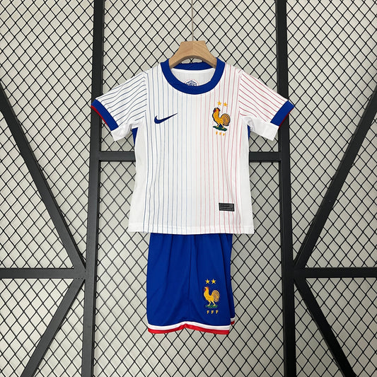 CAMISETA FRANCIA II EURO 2024/2025/2026 KIT PARA NIÑOS