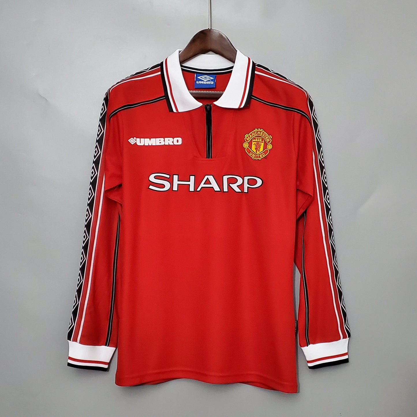 MANCHESTER UNITED I 98/99 HOMBRES (RETRO) MANGA LARGA