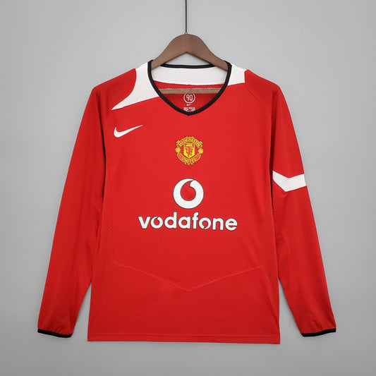 MANCHESTER UNITED I 04/05 HOMBRES (RETRO) MANGA LARGA