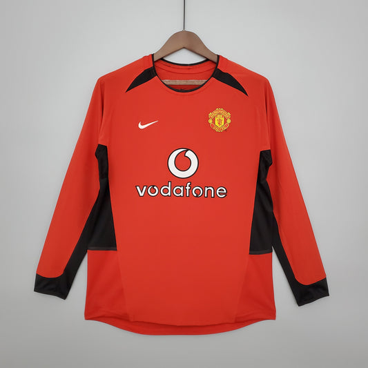 MANCHESTER UNITED I 02/03 HOMBRES (RETRO) MANGA LARGA