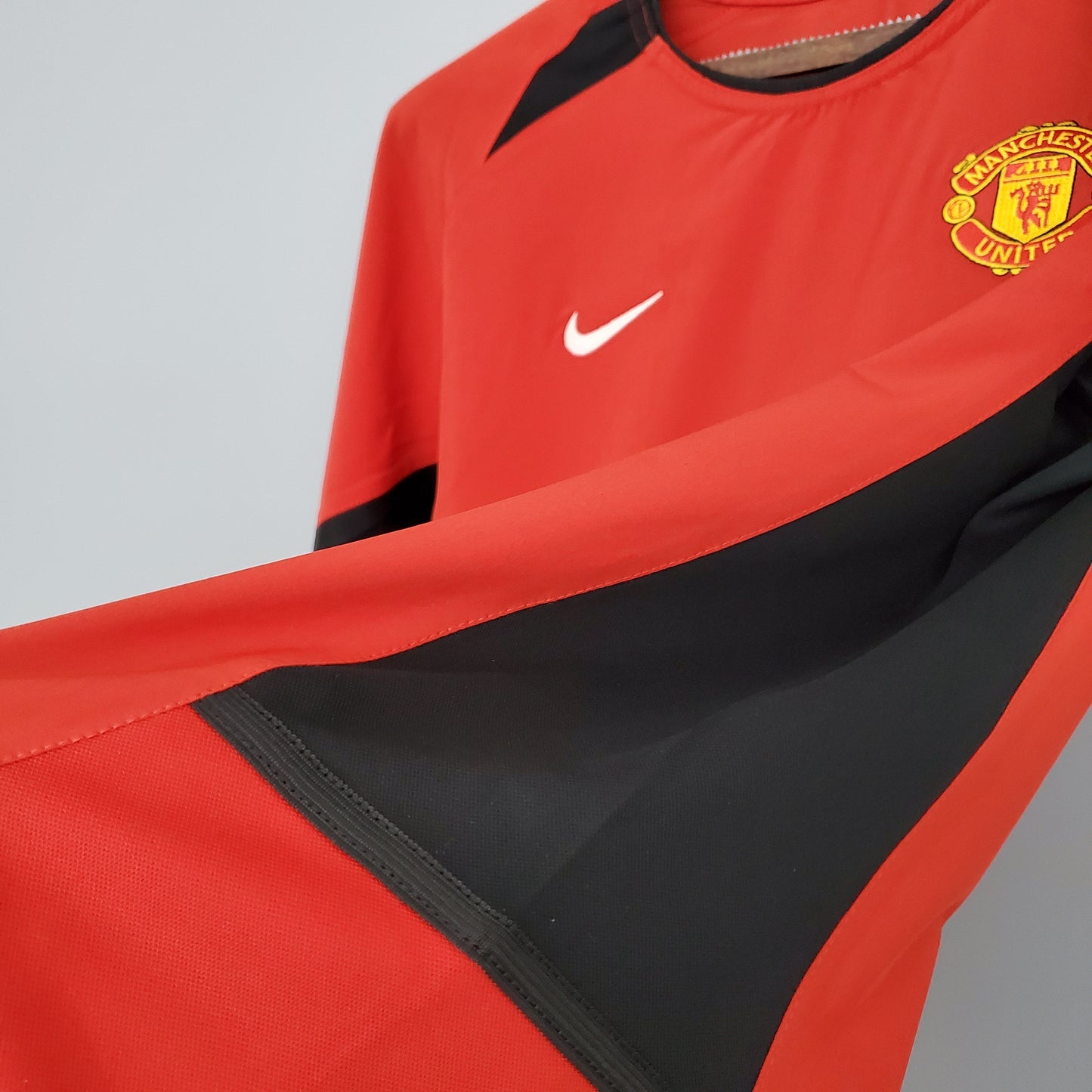 MANCHESTER UNITED I 02/03 HOMBRES (RETRO) MANGA LARGA