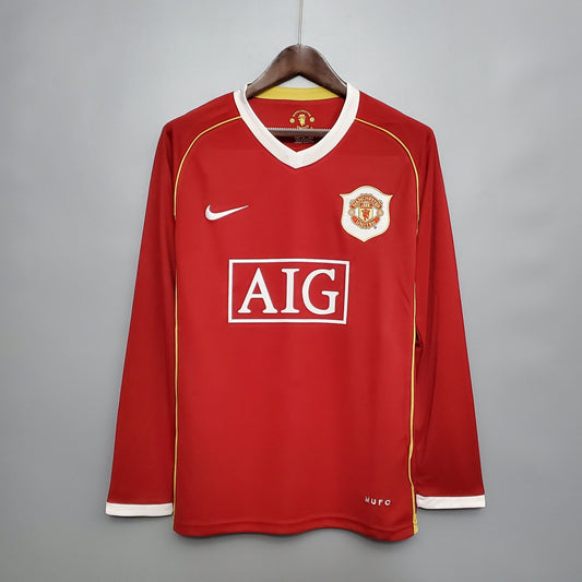 MANCHESTER UNITED I 06/07 HOMBRES (RETRO) MANGA LARGA