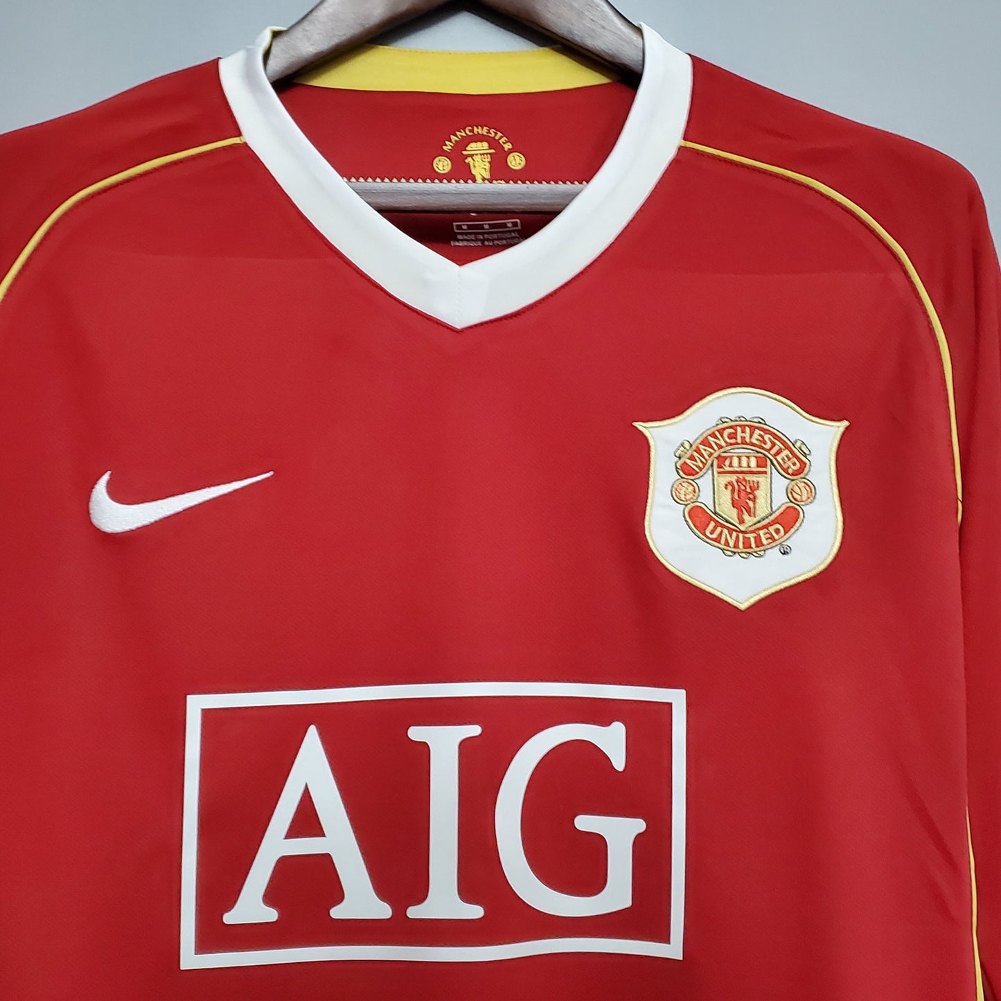 MANCHESTER UNITED I 06/07 HOMBRES (RETRO) MANGA LARGA