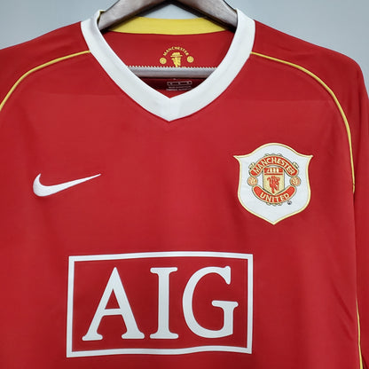 MANCHESTER UNITED I 06/07 HOMBRES (RETRO) MANGA LARGA