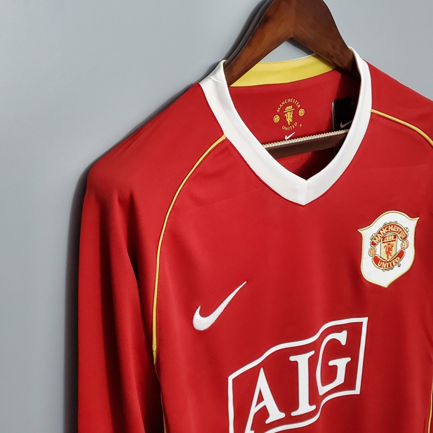 MANCHESTER UNITED I 06/07 HOMBRES (RETRO) MANGA LARGA