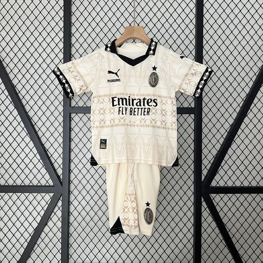 CAMISETA MILÁN BEIGE 24/25 KIT PARA NIÑOS