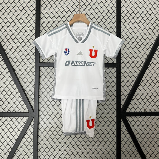 CAMISETA UNIVERSIDAD DE CHILE II 24/25 KIT PARA NIÑOS