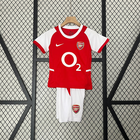 CAMISETA ARSENAL I 02/04 KIT PARA NIÑOS (RETRO)