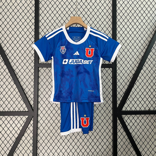 CAMISETA UNIVERSIDAD DE CHILE I 24/25 KIT PARA NIÑOS