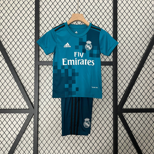 CAMISETA REAL MADRID III 17/18 KIT PARA NIÑOS (RETRO)