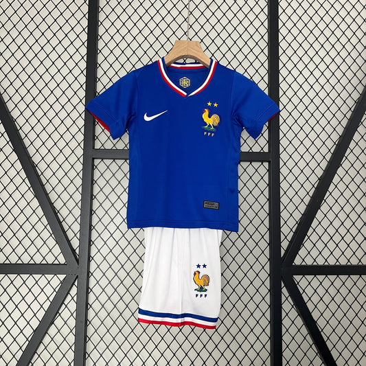 CAMISETA FRANCIA I EURO 2024/2025/2026 KIT PARA NIÑOS