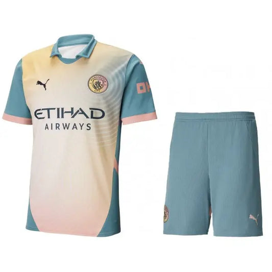 MANCHESTER CITY IV 24/25 KIT PARA NIÑOS