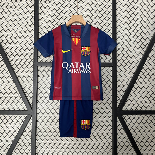 CAMISETA BARCELONA I 14/15 KIT PARA NIÑOS (RETRO)