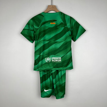 BARCELONA PORTERO I 23/24 KIT PARA NIÑOS