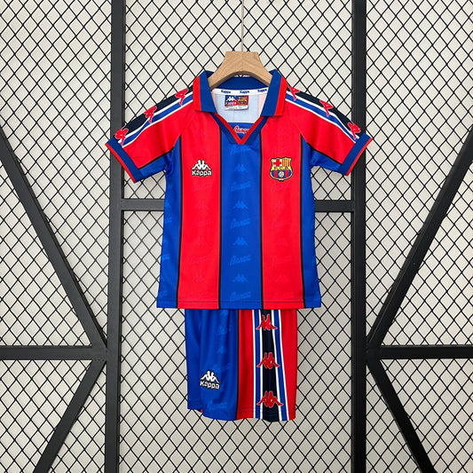 CAMISETA BARCELONA I 95/97 KIT PARA NIÑOS (RETRO)