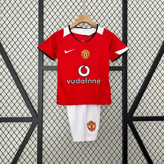 CAMISETA MANCHESTER UNITED I 05/06 KIT PARA NIÑOS (RETRO)