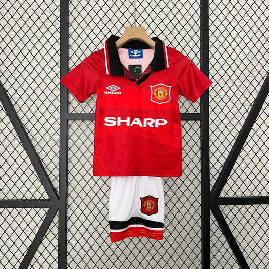 CAMISETA MANCHESTER UNITED I 94/96 KIT PARA NIÑOS (RETRO)