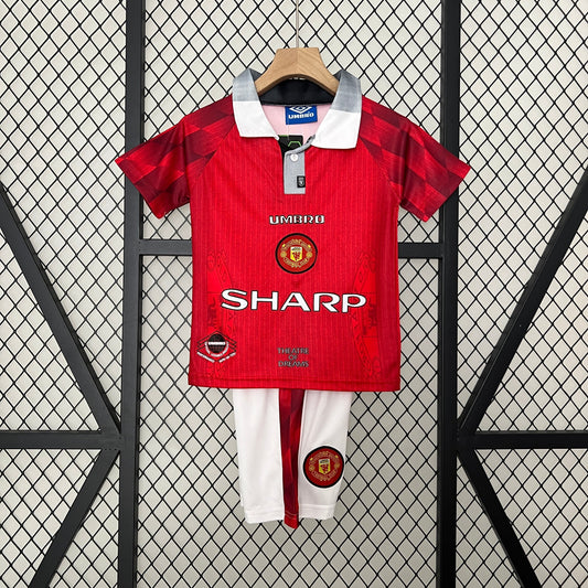CAMISETA MANCHESTER UNITED I 96/97 KIT PARA NIÑOS (RETRO)