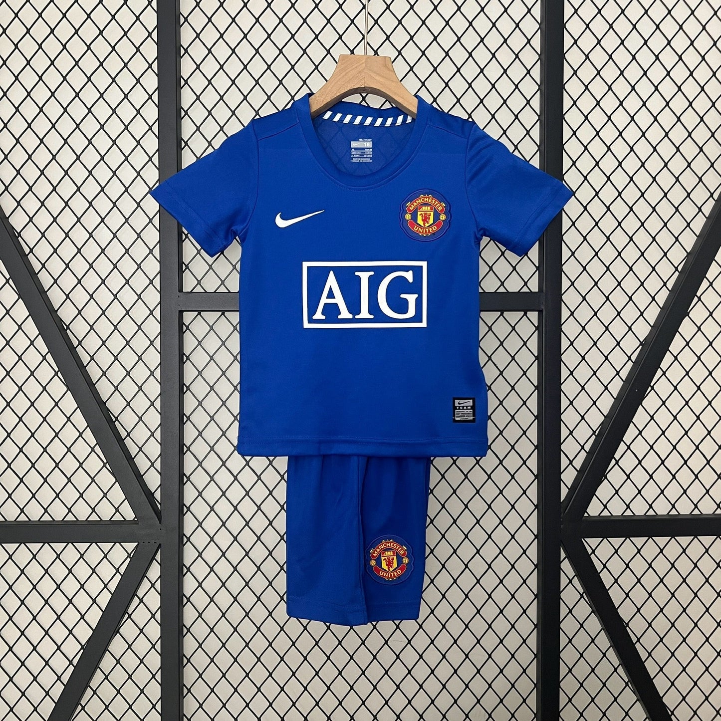 CAMISETA MANCHESTER UNITED III 08/09 KIT PARA NIÑOS (RETRO)