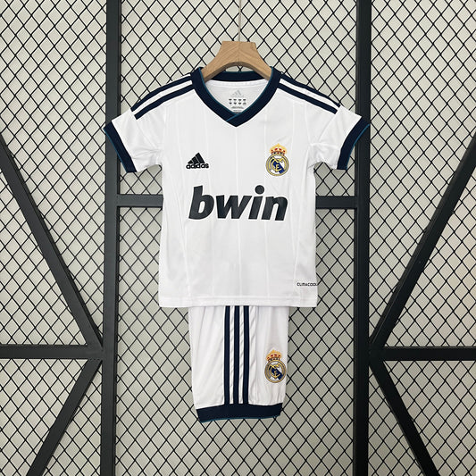 CAMISETA REAL MADRID I 12/13 KIT PARA NIÑOS (RETRO)
