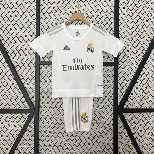 CAMISETA REAL MADRID I 15/16 KIT PARA NIÑOS (RETRO)