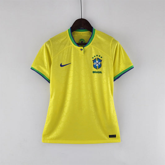 CAMISETA BRASIL I COPA DEL MUNDO 2022 - MUJER