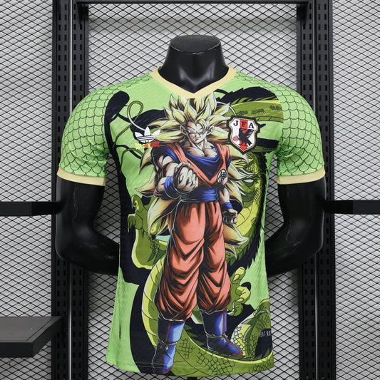 CAMISETA JAPÓN 2024/2025/2026  HOMBRES DRAGON BALL Z VERDE (VERSIÓN DEL JUGADOR)