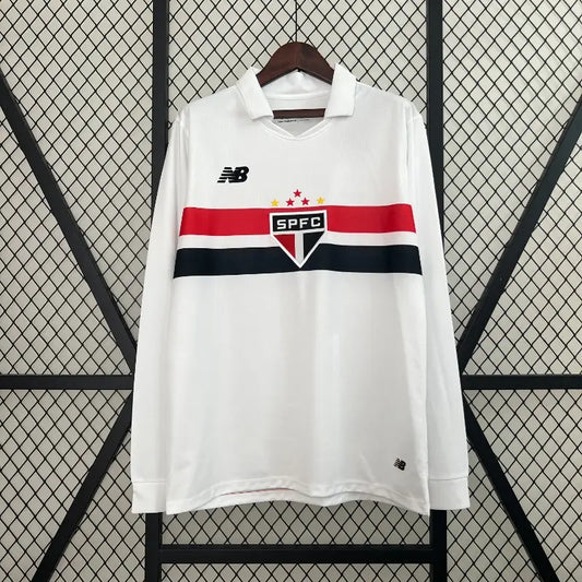 CAMISETA SAO PAULO I 24/25 HOMBRES (MANGA LARGA)