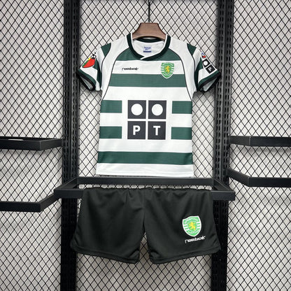 CAMISETA SPORTING I 01/03 KIT PARA NIÑOS (RETRO)