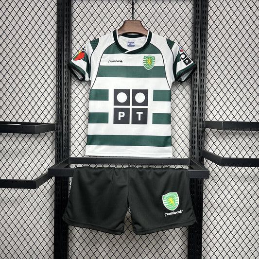 CAMISETA SPORTING I 01/03 KIT PARA NIÑOS (RETRO)