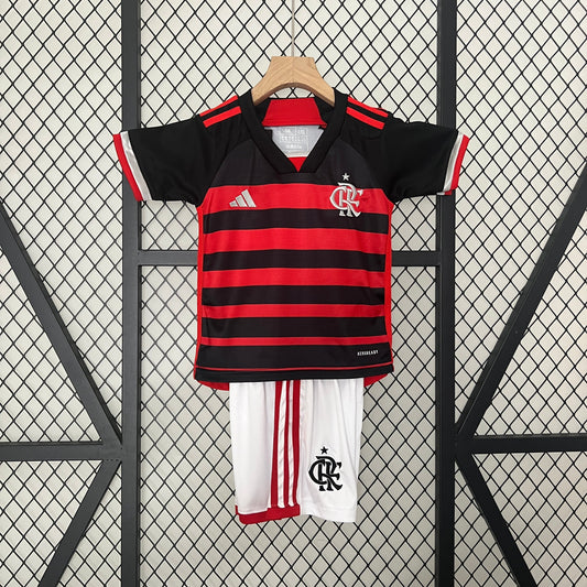 CAMISETA FLAMENGO I 24/25 KIT PARA NIÑOS