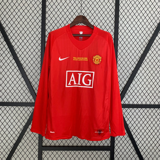 MANCHESTER UNITED I 07/08 HOMBRES (RETRO) MANGA LARGA