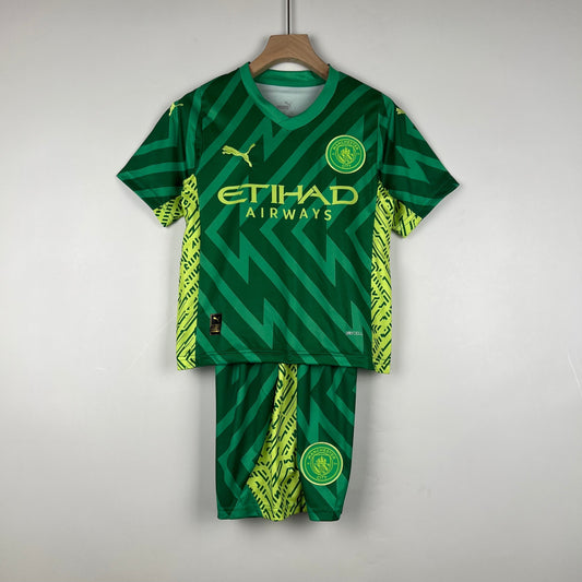 MANCHESTER CITY II PORTERO 23/24 KIT PARA NIÑOS