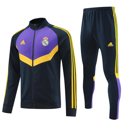 REAL MADRID  CHANDAL 24/25 - UNISEX/UNISEX - PÚRPURA Y NEGRO