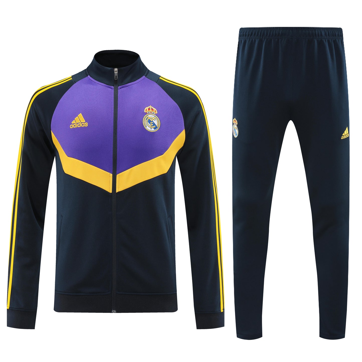 REAL MADRID  CHANDAL 24/25 - UNISEX/UNISEX - PÚRPURA Y NEGRO