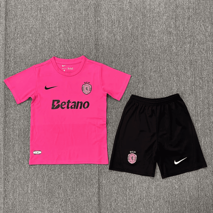 SPORTING LISBOA ROSA OCTUBRE 24/25 KIT PARA NIÑOS